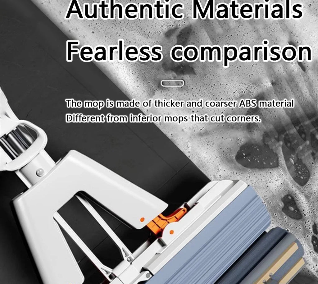 Squeezed Self-Draining Rubber Cotton Mop