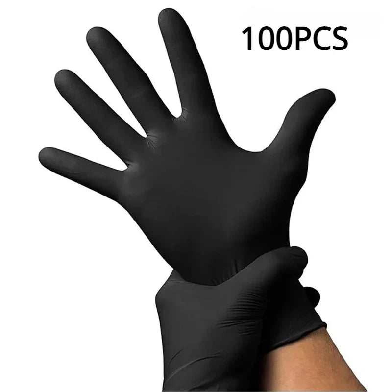 Black Nitrile Gloves