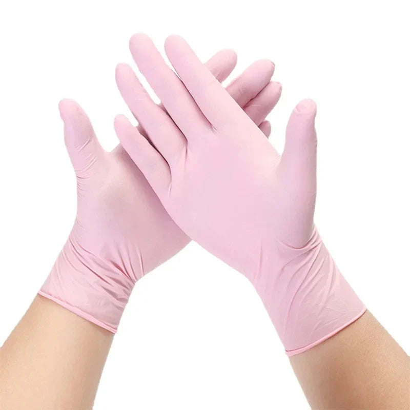 Pink Nitrile Gloves