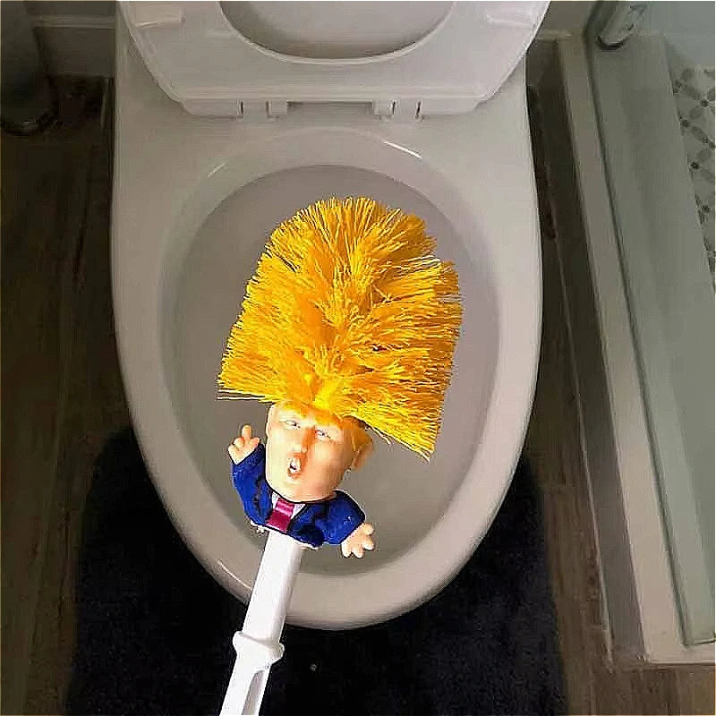 Cleaner Donald Trump Brush Toilet Supplies Set