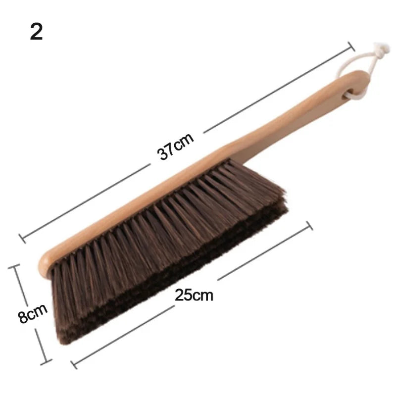 Natural Wood Bristles Brush Set