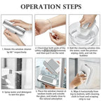 Glass Wash Magnetic Window