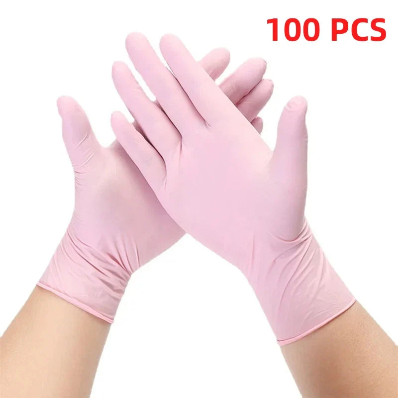 Pink Nitrile Gloves