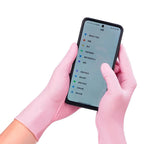 Pink Nitrile Gloves