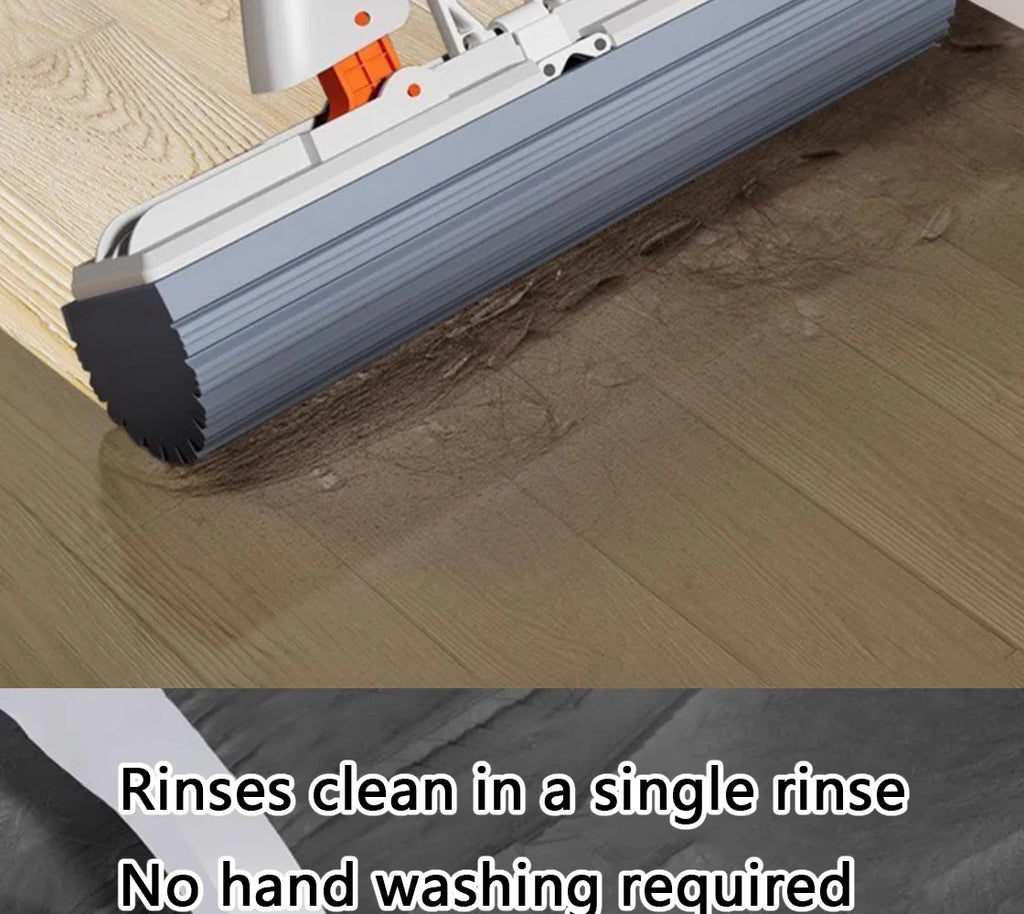 Squeezed Self-Draining Rubber Cotton Mop