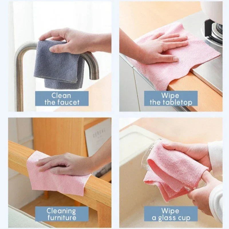 Reusable Cleaning Wipe Household Kitchen Cloth